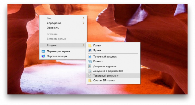 , File di testo di Windows 10