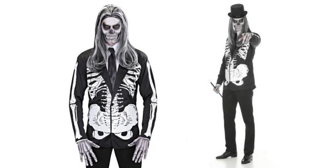 Costume di Halloween: Skeleton