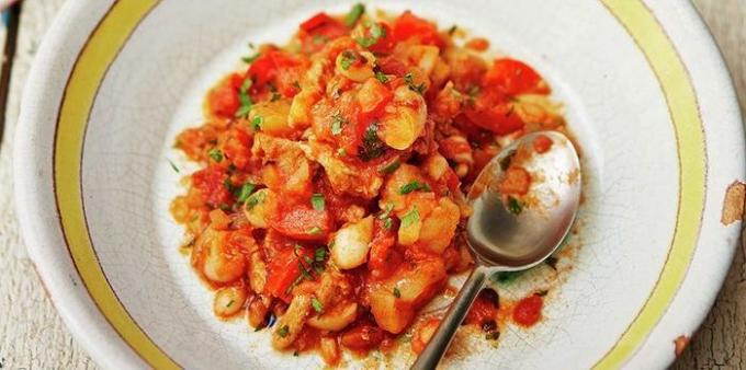 Ricette con carne di maiale: stufato di carne di maiale e verdure