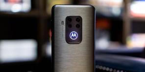 Motorola ha introdotto l'Uno zoom con il logo incandescente