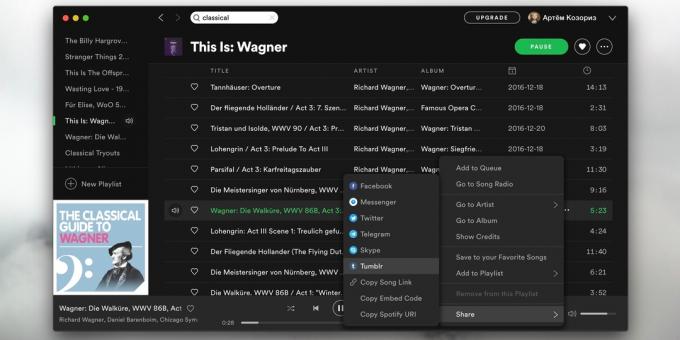 Spotify: integrazione con altri servizi
