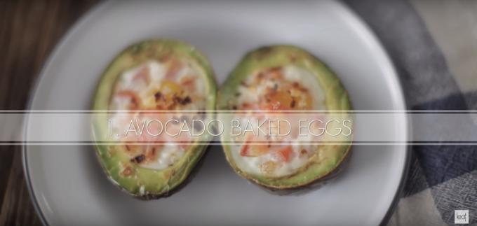 uova ricetta, avocado al forno