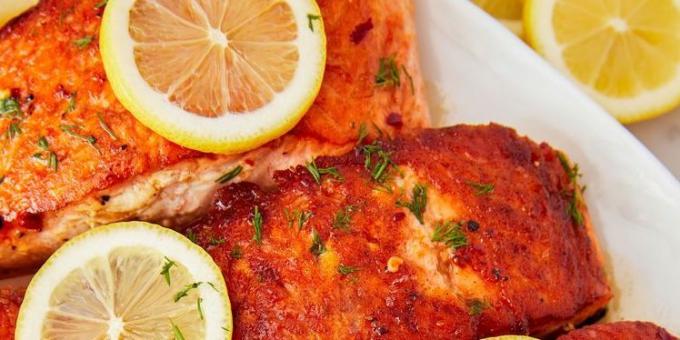 Come cucinare una cena in fretta: Salmoni cotti con il limone