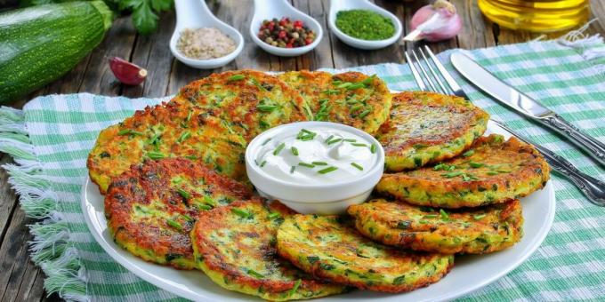 Frittelle di zucchine alle erbe