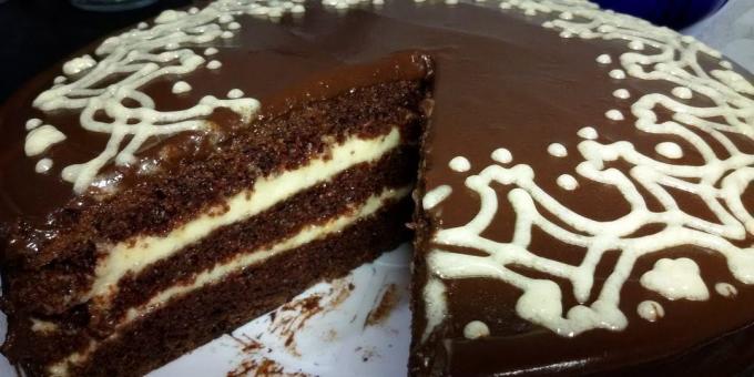 Torta al cioccolato magra