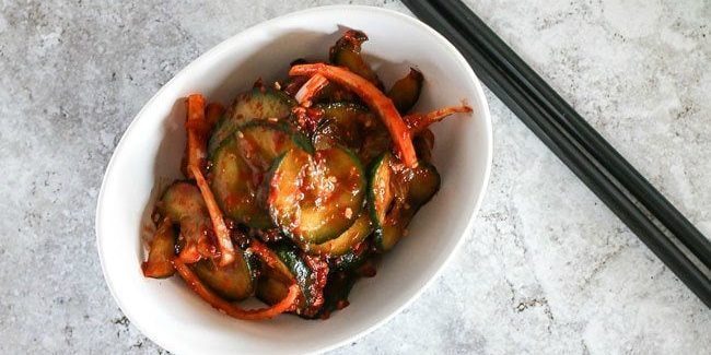 Ricetta cetrioli coreani con cipolla e l'aglio