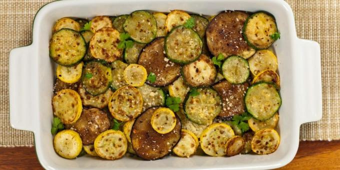 Melanzane e zucchine al forno