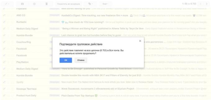 Come eliminare tutte le email in Gmail