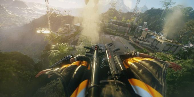 Soluzione Just Cause 4: voli a tuta alare