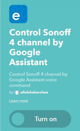 Smart Switch Sonoff T1: integrazione con IFTTT
