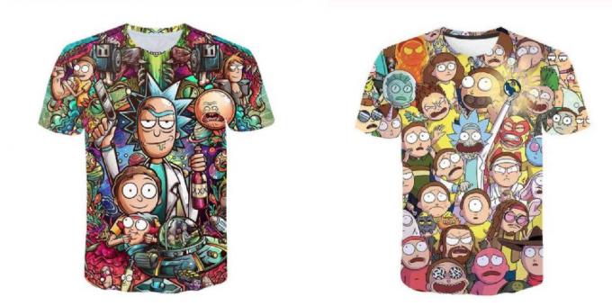 Shirt Rick e Morty