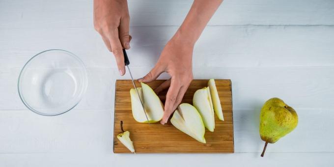 Come cucinare la marmellata: Cut pera