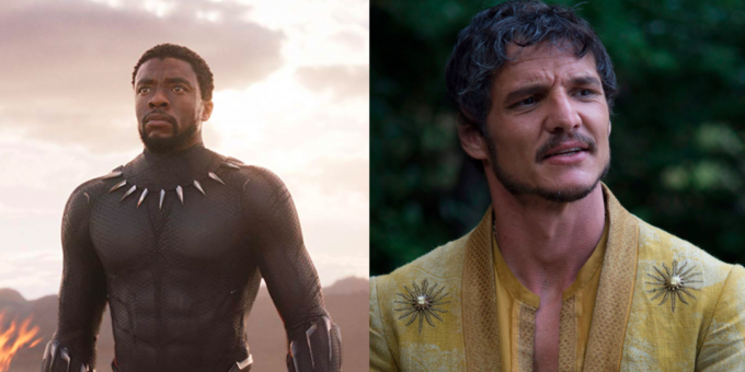 personaggi confrontare "The Avengers" e "Game of Thrones". Black Panther e Oberyn Martell