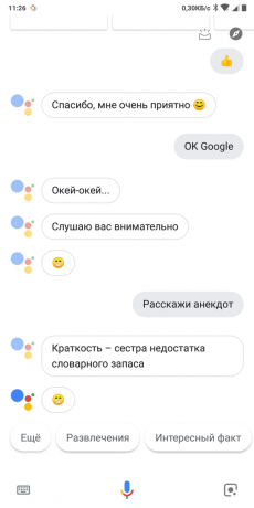 «Google Assistant": la corrispondenza