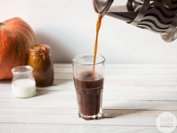 Zucca Latte: preparare il caffè