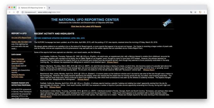Nazionale UFO Reporting Center
