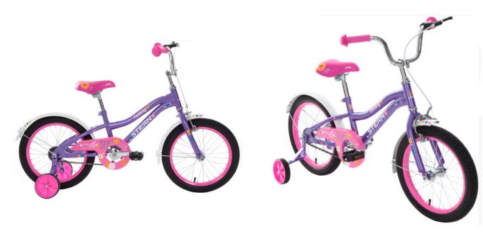bicicletta per bambini per le ragazze