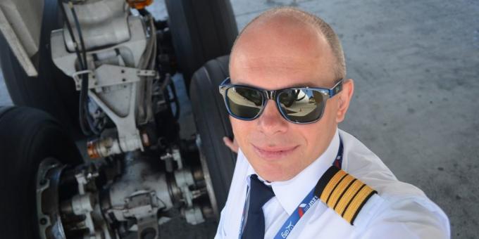Andrew Gromozdin pilota "Boeing"