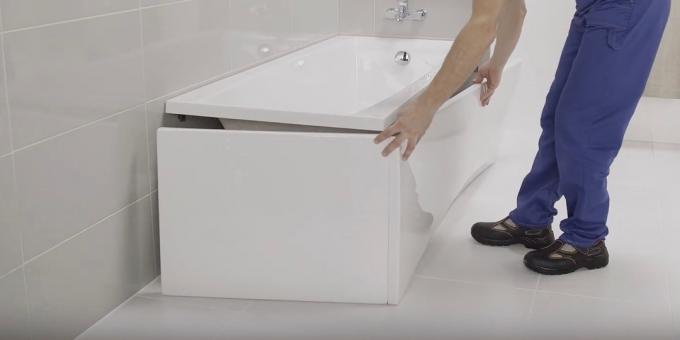 Installazione del bagno con le sue mani: Adatta allo schermo
