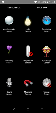 Ulefone Potenza 5. sensori