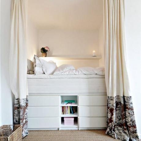 Progettazione piccoli appartamenti: il letto-dresser