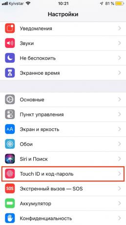 sistema di protezione dei dati in iOS 12: accesso limitato a USB