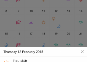 Turni per iOS - un calendario che è utile per coloro che lavorano in turni
