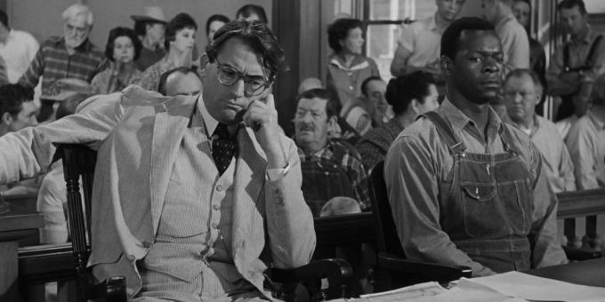 In bianco e nero film: To Kill a Mockingbird