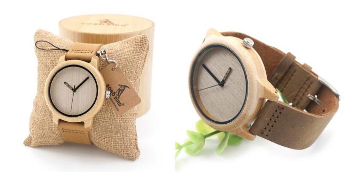 orologio in legno