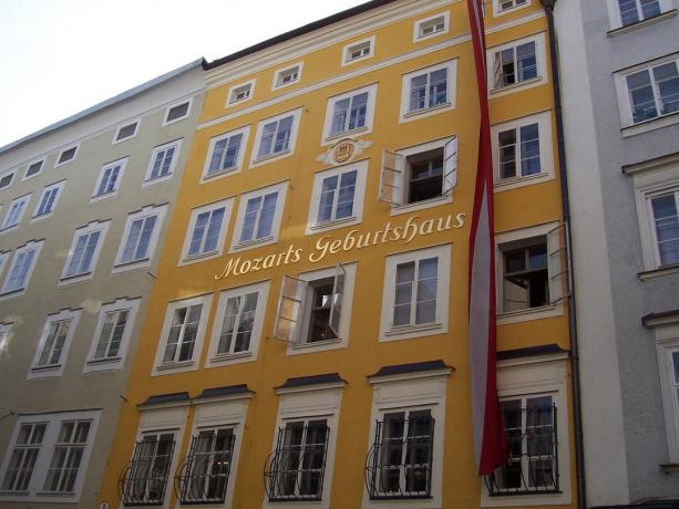 Casa a Salisburgo dove è nato Mozart