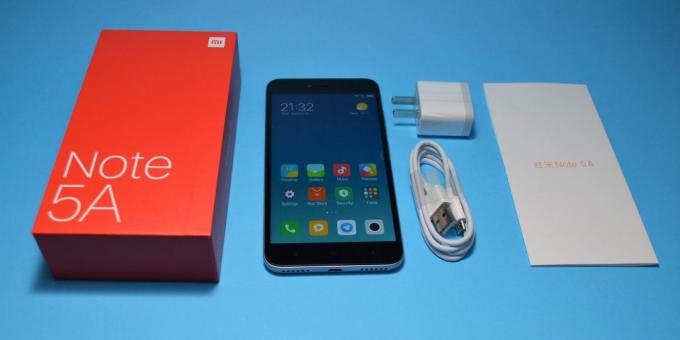 Xiaomi redmi Nota 5a: attrezzature