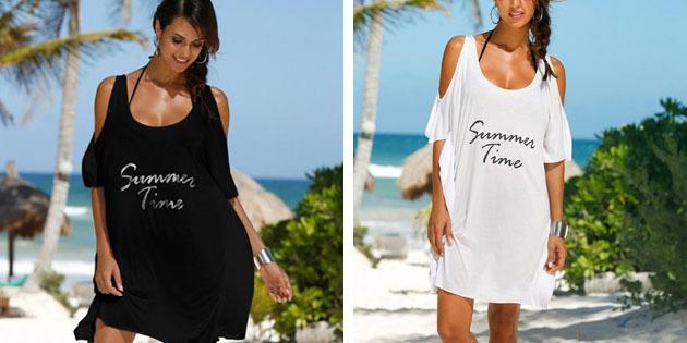 vestito dalla spiaggia: dress-shirt