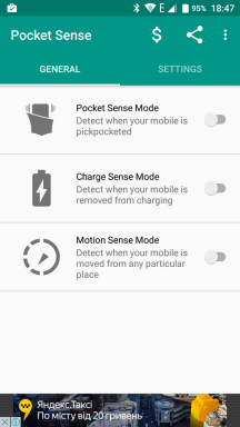 Pocket Sense - una protezione affidabile contro il furto dello smartphone