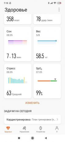 Huawei GT 2e: metriche di salute e fitness nell'app