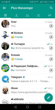Più Messenger e Teleplus - Telegramma i clienti con schede e canali di chat