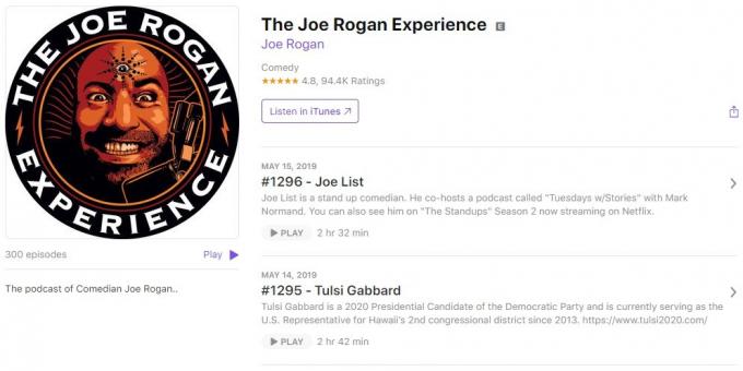Podcast interessante: The Experience Joe Rogan