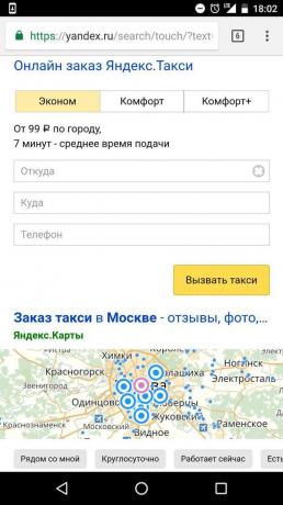 "Yandex": il taxi