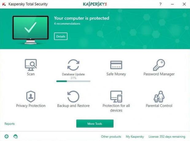 Anti-Virus per Windows 10: Kaspersky Total Security 2017