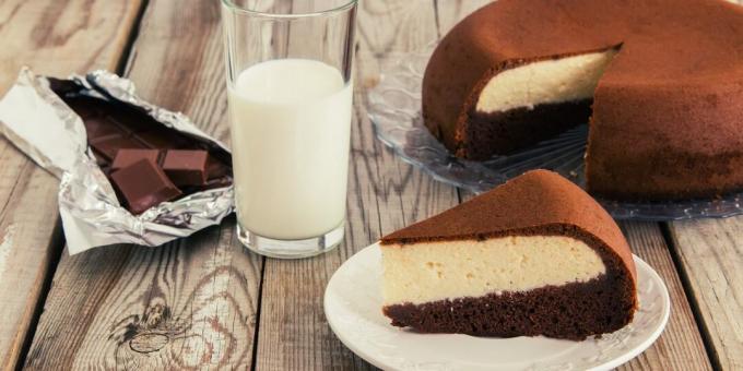 Cheesecake reale al cioccolato