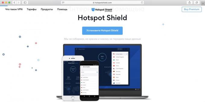 Miglior VPN gratuito per PC, Android e iPhone - Hotspot Shield