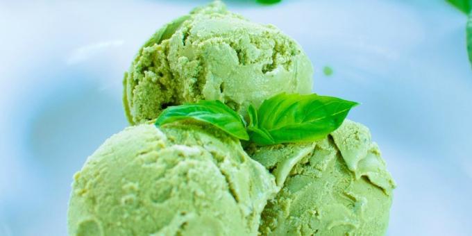 Le migliori ricette con basilico: gelato al basilico