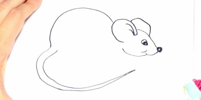 Come disegnare un topo: aggiungi una coda
