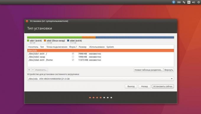 Installare Ubuntu al posto del sistema attuale in modalità manuale