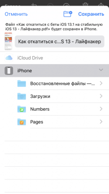 Come fare un PDF dallo screenshot in iOS 13