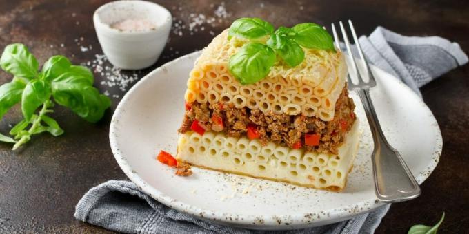 Pastizio - lasagne greche
