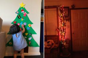 18 suggerimenti su come risparmiare l'albero di Natale dal gatto