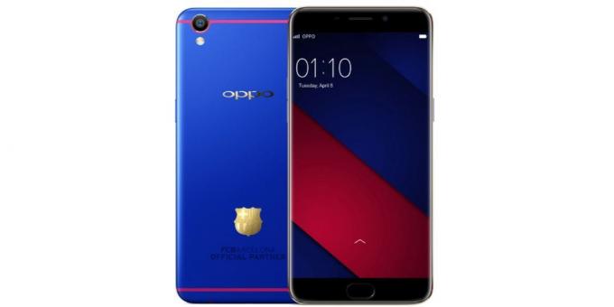 Smartphone OPPO: Nel 2017 OPPO OPPO ha rilasciato un modello di marca R11 per il club fan "Barcelona"