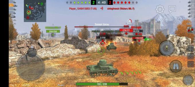 Funzionalità grafiche di Realme X3 Superzoom in World of Tanks: Blitz